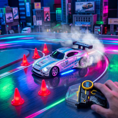 1:64 Micro Drift RC Car – 4WD Mini Desktop Drift Car with App & Remote Control