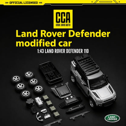 1:43 Land Rover Defender 110 Alloy Diecast Model Car | Official Licensed