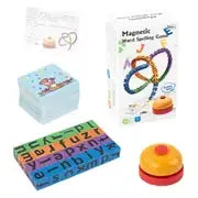 4 Players Children Magnetic Spelling Word Cube