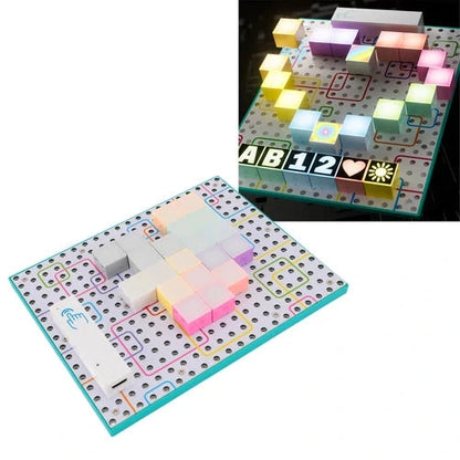 30Pcs Touch Light-Up Magnetic Building Blocks