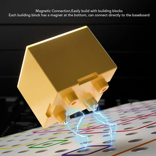 30Pcs Touch Light-Up Magnetic Building Blocks
