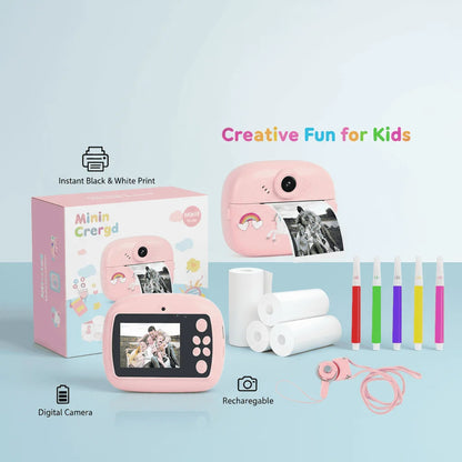 Instant Digital Print Camera For Kids