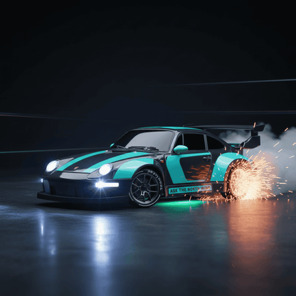 1.24 Scale High-Speed Porsche 4WD RC Drift Car 20KMH