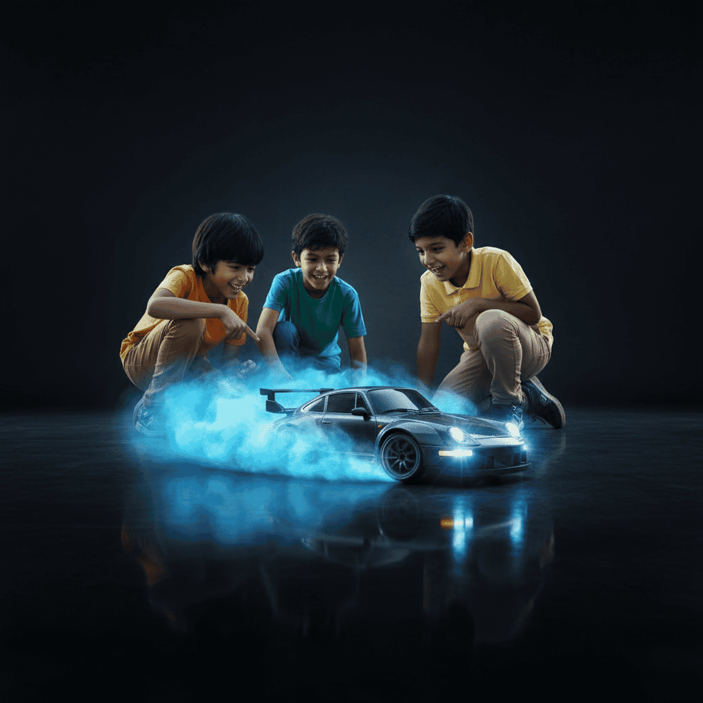 1.24 Scale High-Speed Porsche 4WD RC Drift Car 20KMH