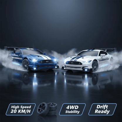 1.24 Scale High-Speed 4WD RC Drift Car 20KMH