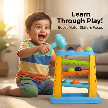 Knock Ball Hammer Toy | Hand-Eye Coordination Activity Toy