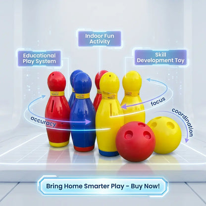 Baby Bowling Game 2-in-1 Educational Toy Set