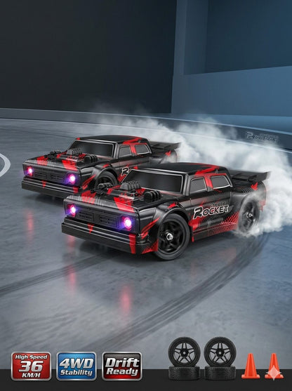 Ejector Rocket 1:16 Scale RC Drift Car – 36KMH High-Speed 4WD Remote Control Racing Car (RTR)