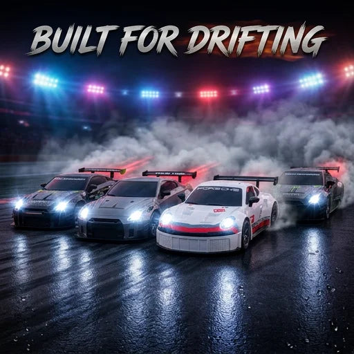 1:24 Scale 4WD RC Drift Car – 2.4GHz High-Speed Remote Control Racer