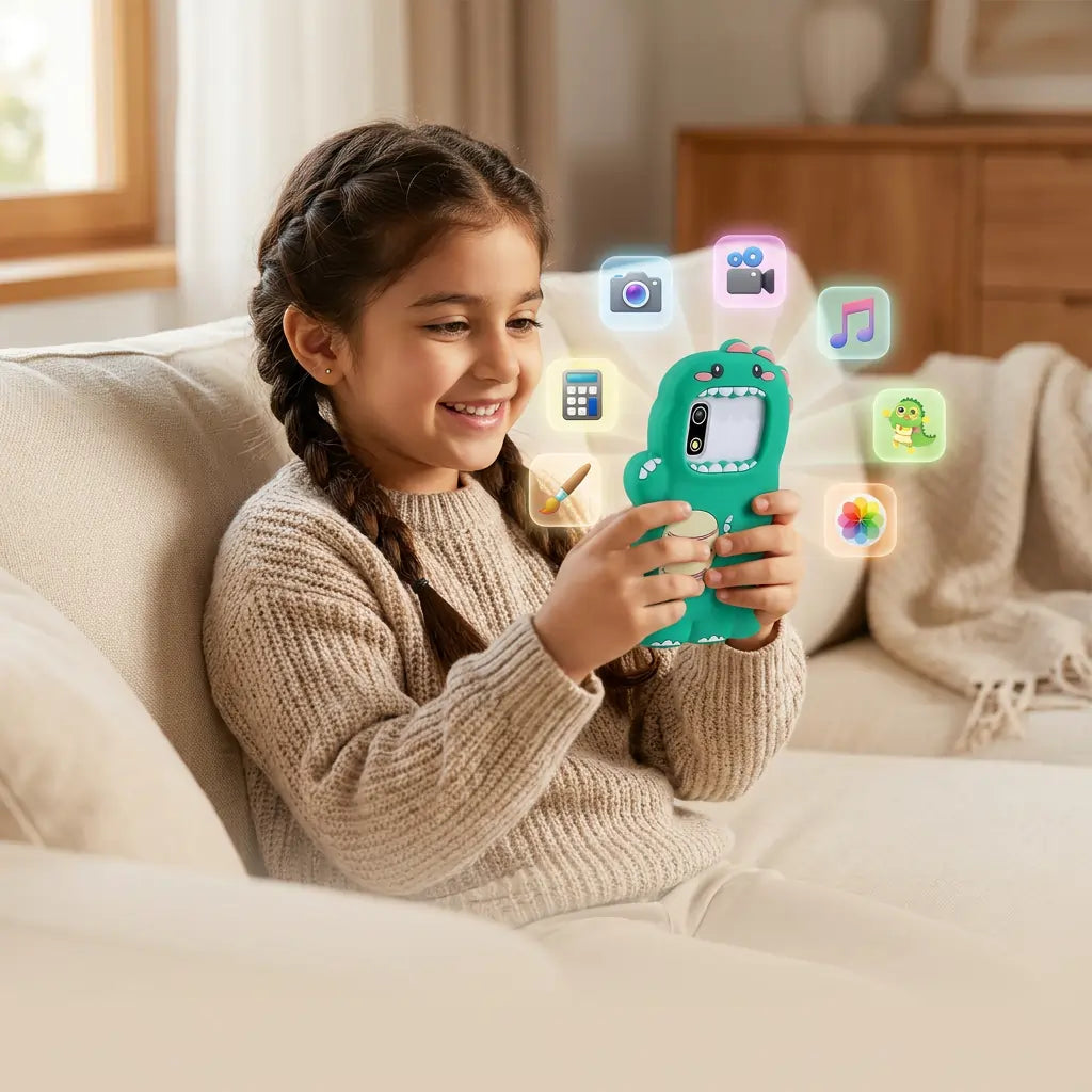 Kids Dinosaur Smart Touch Phone – Educational Camera & Learning Toy for Kids