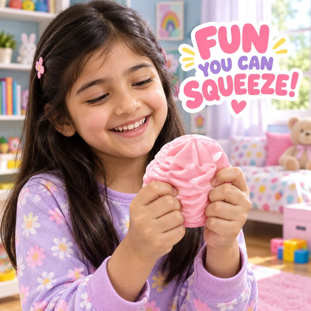 Cream Roll Stress Relief Squishy