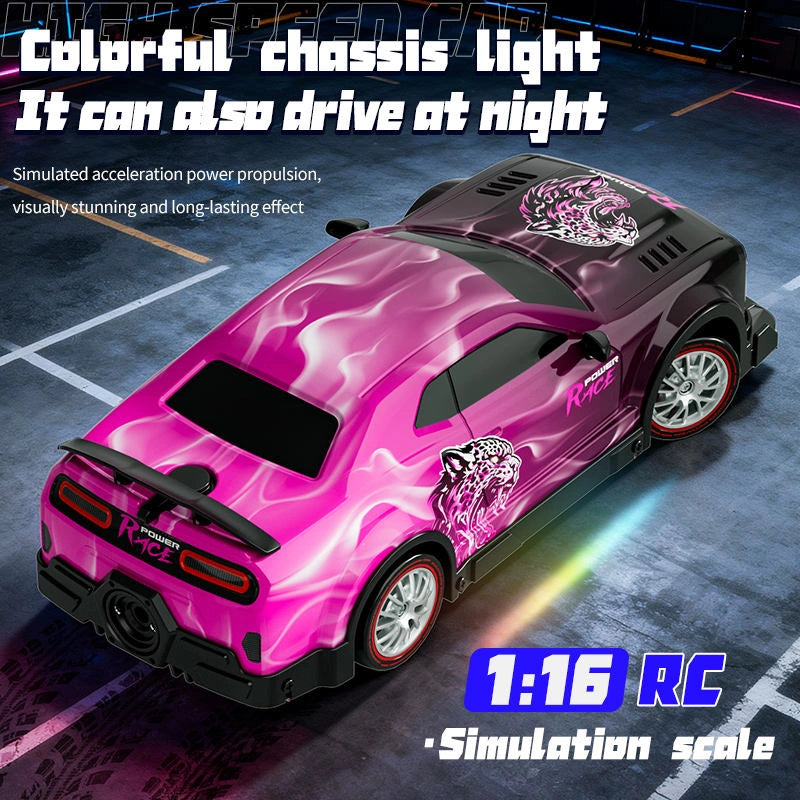 Remote Control 4WD Beast Car With Smoke Spray | High Speed Drift 4 Wheel Drive RC Car