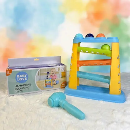 Knock Ball Hammer Toy | Hand-Eye Coordination Activity Toy