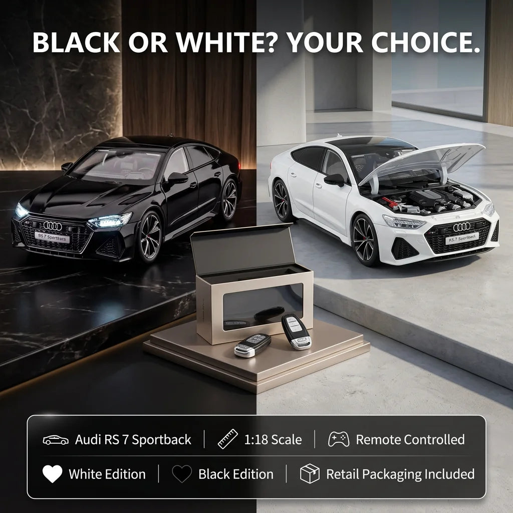 1:18 Diecast Audi RS 7 Sportback Model With Remote