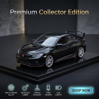 Premium Diecast Honda Civic Type-R Model Car – Collector Edition Alloy (1:24 Scale)