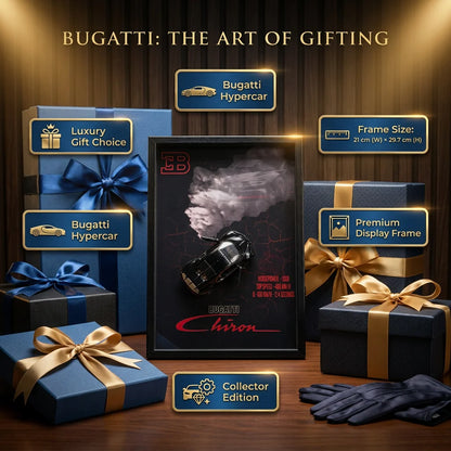 1:32 Diecast Bugatti Chiron 3D Frame Model Car
