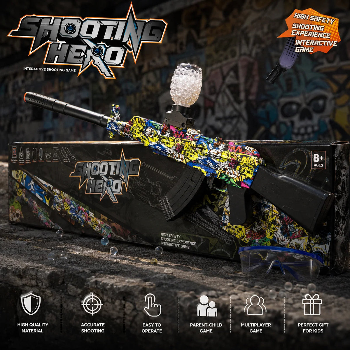 AK47 Electric Gel Blaster Gun