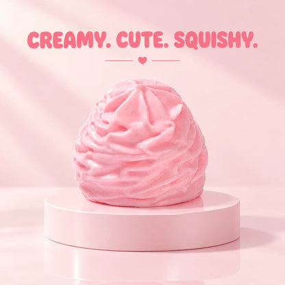 Cream Roll Stress Relief Squishy