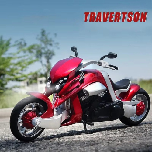1:12 Scale Yamaha V-REX – Diecast Metal Motorcycle Toy with Display Stand