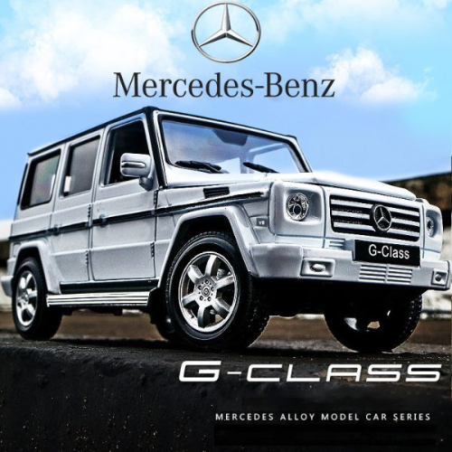 Diecast 1:24 Mercedes G-Wagon Model – Luxury Alloy SUV Toy with Openable Doors & Realistic Design
