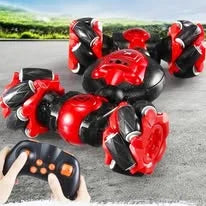 Wristwatch Controlled 4WD Stunt RC Car – High-Speed Rechargeable Toy for Boys & Girls