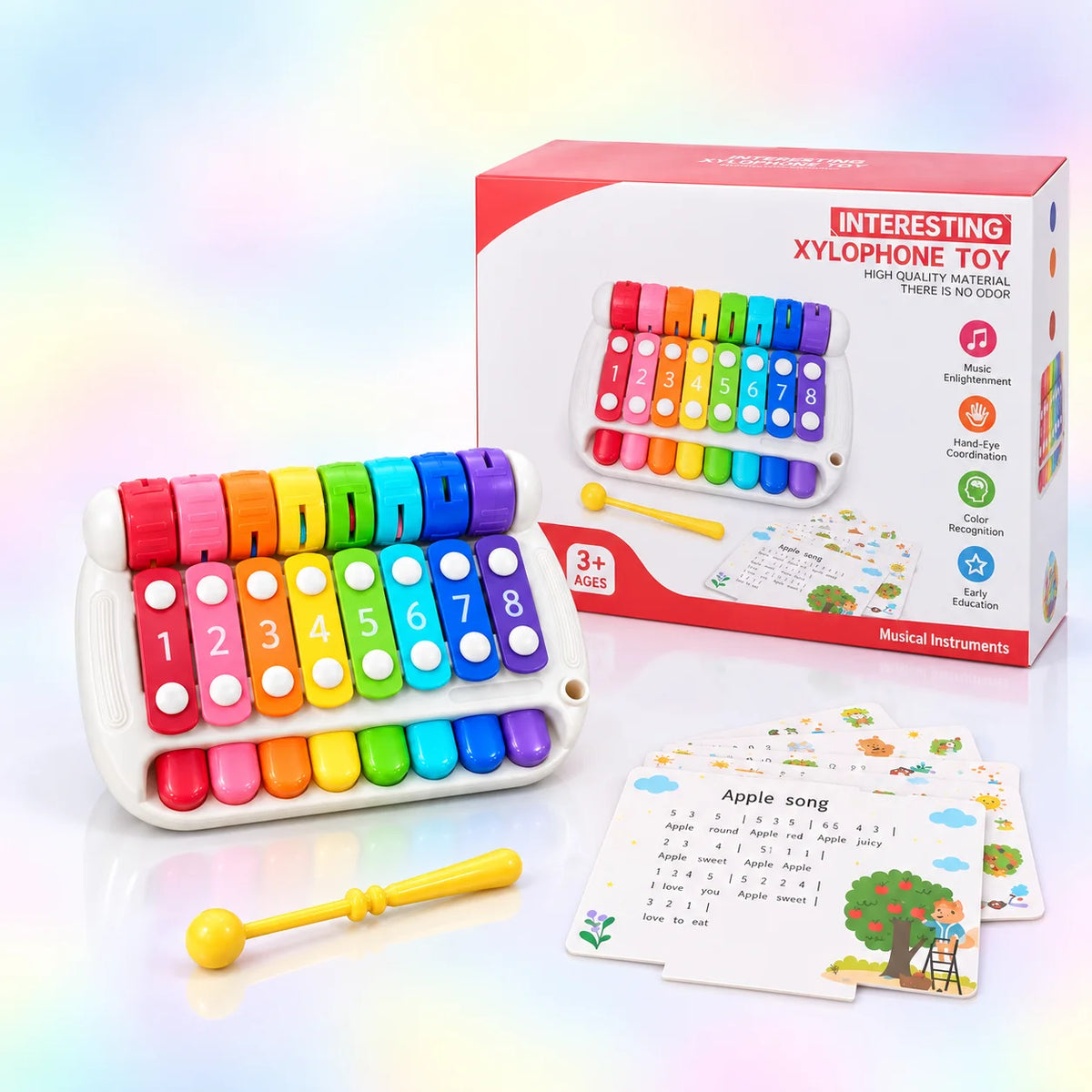 Rainbow Xylophone Toy