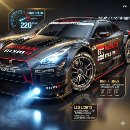 1:16 Nissan Nismo GT-R High-Speed Drift RC Racing Car