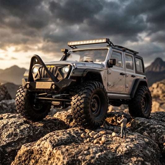 1:16 4WD RC Jeep Wrangler Rubicon Off-Road Remote Control Car
