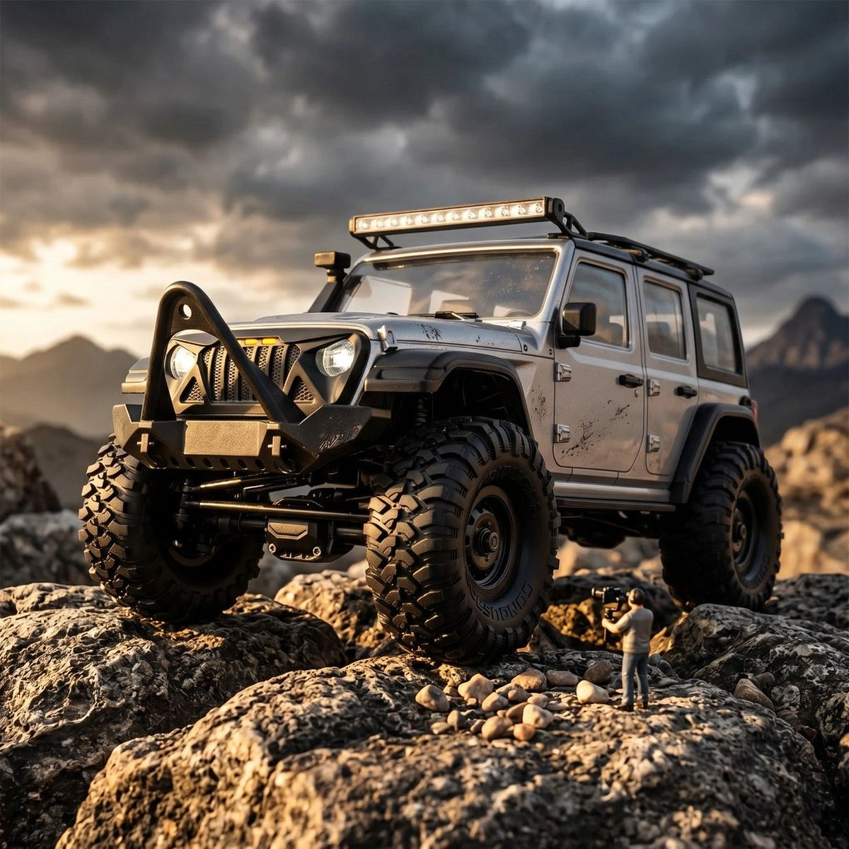 1:16 4WD RC Jeep Wrangler Rubicon Off-Road Remote Control Car