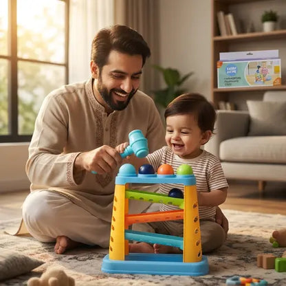 Knock Ball Hammer Toy | Hand-Eye Coordination Activity Toy