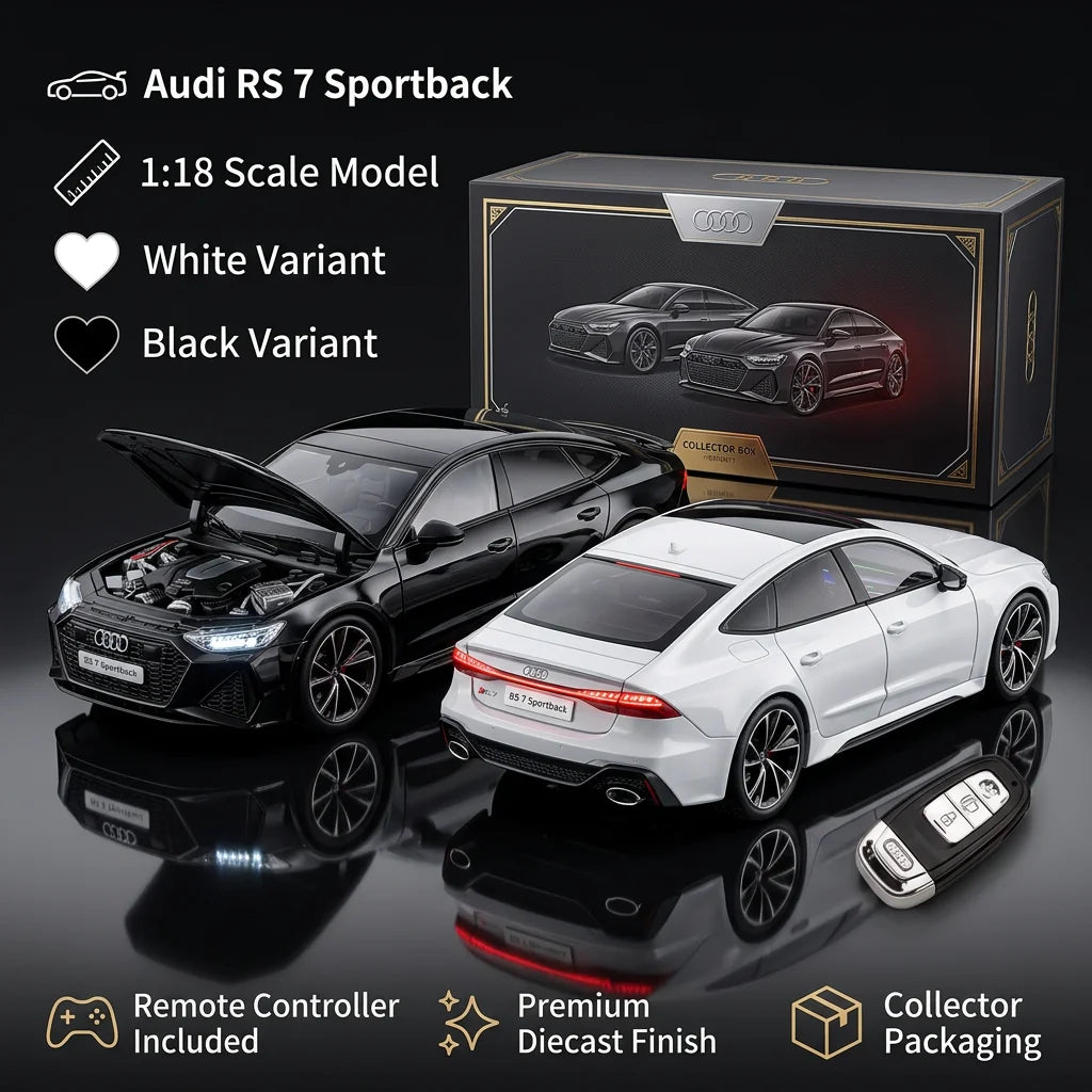 1:18 Diecast Audi RS 7 Sportback Model With Remote