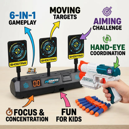 Moving Target 6-in-1 Shooting Game Set