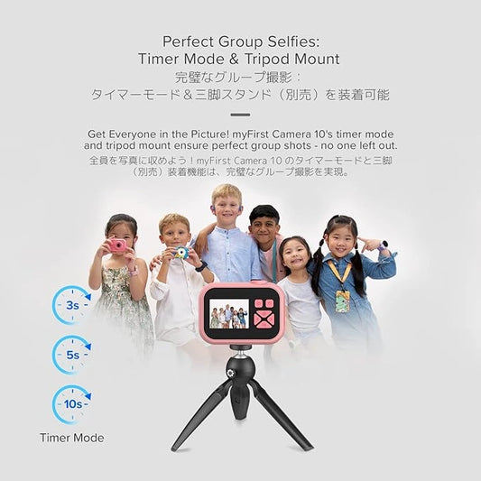 Mini Flip Camera Instant Selfie Video for Kids