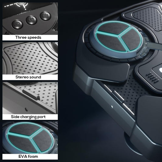 Wall-Mounted Music Boxing Trainer – Bluetooth Punch Pad with Lights, Speed Modes & Stress Relief