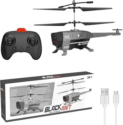 Remote Control Helicopter with Obstacle Avoidance & Auto Hover – Smart Flying Toy for Teens & Adults