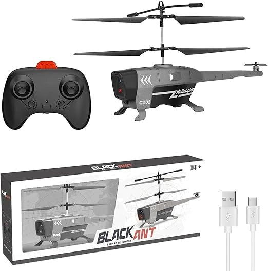 Remote Control Helicopter with Obstacle Avoidance & Auto Hover – Smart Flying Toy for Teens & Adults