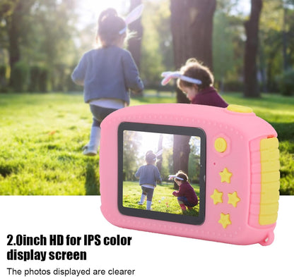 Cute Rabbit-Shaped Digital Camera for Toddlers with 2-Inch LCD Display