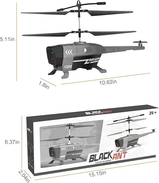 Remote Control Helicopter with Obstacle Avoidance & Auto Hover – Smart Flying Toy for Teens & Adults
