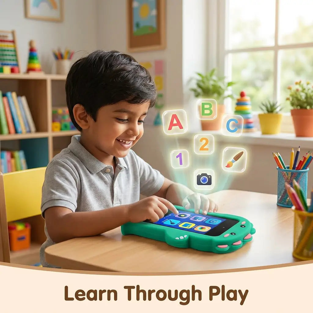 Kids Dinosaur Smart Touch Phone – Educational Camera & Learning Toy for Kids