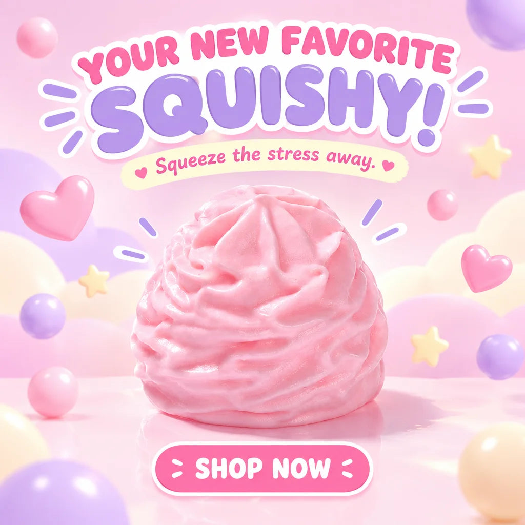 Cream Roll Stress Relief Squishy