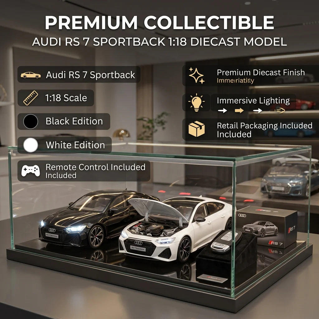 1:18 Diecast Audi RS 7 Sportback Model With Remote