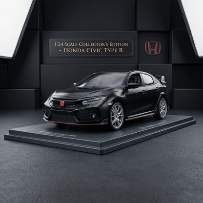 Premium Diecast Honda Civic Type-R Model Car – Collector Edition Alloy (1:24 Scale)