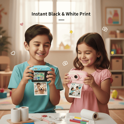 Mini Camera Printer – Instant Digital Camera & Printer for Kids