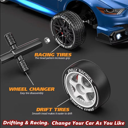 1.24 Scale High-Speed 4WD RC Drift Car 20KMH