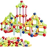 DIY Magnetic Building Sticks & Balls Set – 42PCS Educational Magnet Construction Toy for Kids