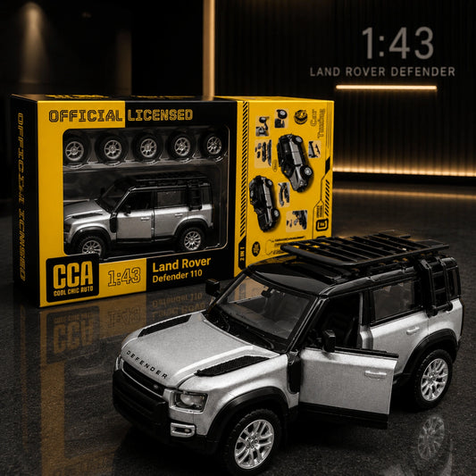 1:43 Land Rover Defender 110 Alloy Diecast Model Car | Official Licensed