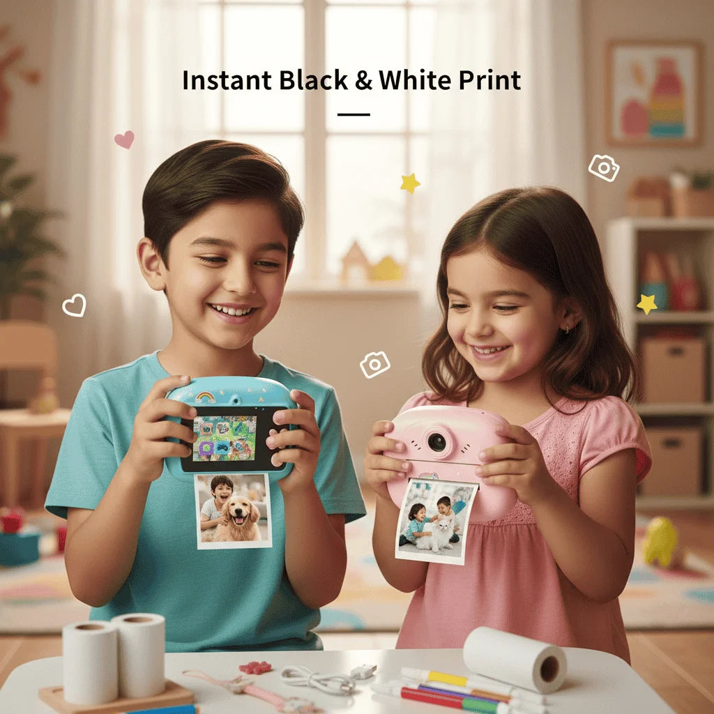 Instant Digital Print Camera For Kids