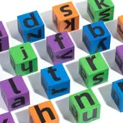 4 Players Children Magnetic Spelling Word Cube