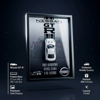 1:32 Diecast Nissan GTR 3D Frame Model Car