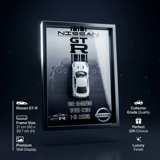 1:32 Diecast Nissan GTR 3D Frame Model Car